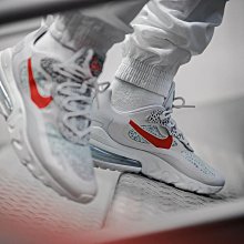 Nike Air Max 270 React 白 彩色 男鞋 休閒鞋 電動主題 零碼 福利品【ACS】 歷史價格詳細信息