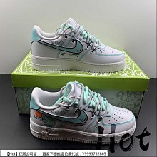 Hot Nike Air Force 1 Low 白綠紫 空軍 雪碧限定 低筒 休閒 運動 男女款 BS8873-806 歷史價格詳細信息