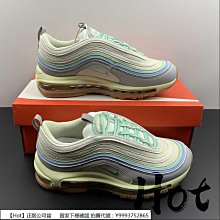 Nike Air Max 97 氣墊 藍紫粉 休閒運動慢跑鞋 男女鞋 情侶鞋 923288-500【ADIDAS x NIKE】 歷史價格詳細信息