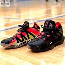 ADIDAS Dame 6 GCA 男籃球鞋 EF9878 紅 歷史價格詳細信息