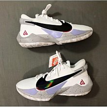 Nike 籃球鞋 Zoom Freak 2 GS 黑白 字母哥 低筒 氣墊 女鞋 大童鞋【ACS】 CN8574-001 歷史價格詳細信息