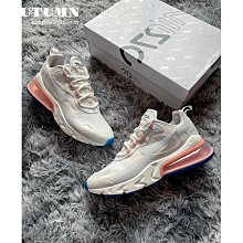 NIKE Air Max 270 React CJ0619-102 黑白/奶茶色 氣墊 運動慢跑鞋【ADIDAS x NIKE】 歷史價格詳細信息