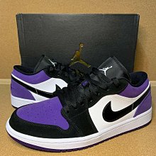 AIR JORDAN 1 LOW AJ1 紫葡萄 電光紫 籃球鞋 板鞋 女鞋 554723-505 歷史價格詳細信息
