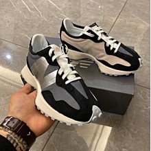New Balance 327 復古 黑藍 拼接 大N 麂皮 運動百搭慢跑鞋 WS327CPB 男女鞋 歷史價格詳細信息