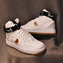 NIKE AIR FORCE 1 HIGH 07 LV8 NBA 白黑金 膠底 復古 CT2306-100慢跑鞋【ADIDAS x NIKE】 歷史價格詳細信息