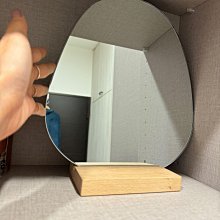 實木化妝鏡桌面大號可折疊梳妝鏡子家用簡約小型辦公室便攜臺式鏡【沃匠家居工具】 歷史價格詳細信息