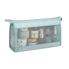 收納包男士洗漱包瘋馬皮出差便攜收納包女士時尚手提真皮皮包化妝包手拿包 歷史價格詳細信息