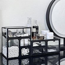 化妝品收納盒護膚品口紅抽屜式整理盒梳妝臺置物架大容量高檔新款 歷史價格詳細信息