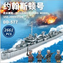 積木總動員 明迪 軍事系列 K0111 約翰斯頓號 價格比較,價格查詢,歷史價格詳細信息