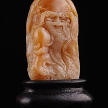 珍藏壽山石精雕薄意松山二老老閑章擺 石質天然 油潤通透 蘿卜紋清晰細膩已巳冬日·叔孺 作凈高8.5厘米長7厘米寬4厘米凈739壽山石 印章 古玩 歷史價格詳細信息