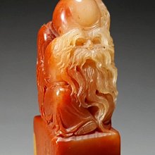 【石緣】壽山石印鈕 (  壽翁  -  巧紅芙蓉 ) 價格比較,價格查詢,歷史價格詳細信息