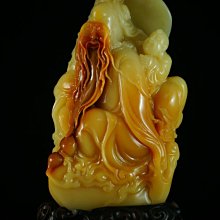 回流珍藏~國寶壽山石擺件----舊石雕擺件『如意羅漢』楊玉璇作 歷史價格詳細信息