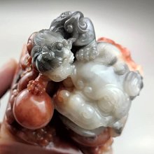 正善人文專拍---{石雕800}---陳在偉----贔屓---尺寸：3.5x 3.7x13.7公分 歷史價格詳細信息