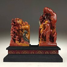 正善人文專拍--{石雕541}-----王一帆---烏皮田獨石---福至--尺寸約:7.2*4.5*3.3cm 歷史價格詳細信息