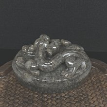 壽山瑪瑙凍石 鰲龍戲螭龍 質地晶透 光澤油亮 肉質溫潤細膩  老料子老工藝 無需保養 手摸 壽山石 印章 擺件 二手【國玉之鄉】210 歷史價格詳細信息