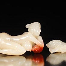 【三顧茅廬 •已結緣】精品嚴選~~包大漏粉絲福利標~~清代 和闐羊脂白玉《原籽雕玉鼠掛件》 特惠起標 無底價 歷史價格詳細信息