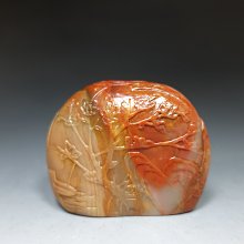 80年代的壽山石《靈獸獻瑞》把件，壽山芙蓉石材質，石質細膩油18849 歷史價格詳細信息