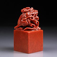 壽山石對章 龍鳳凰鏤空拉絲雕 早期件 印章 歷史價格詳細信息