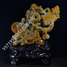 龍鳳呈祥雕刻吉祥墨玉 歷史價格詳細信息