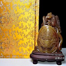 舊藏老包漿壽山滿絲高山古獸印章 【品   名】古獸 【尺  寸 】23-23-50 【配 壽山石 擺件 文玩 二手【國玉之鄉】542 歷史價格詳細信息