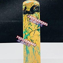 品名：四川翠竹綠印章  規格：3.0x3.0x10厘米 編號：294號 描述：此章色澤翠綠 壽山石 印章 擺件 二手【國玉之鄉二店】705 歷史價格詳細信息