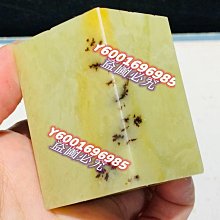 【作品】：青田封門水草凍  【規格】：30 30 64mm  【印章描述】：石質油潤而雅靜 壽山石 擺件 文玩 二手【國玉之鄉】969 歷史價格詳細信息