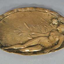 盤子(3)~早期~關東~竹葉~手繪~腰子盤~長約32.2CM 歷史價格詳細信息