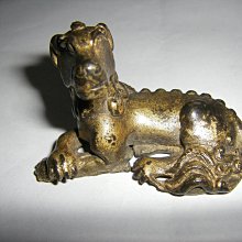 明代銅獅子，尾巴斷了。包漿渾厚，造型精美 如圖完好。可，5429 歷史價格詳細信息