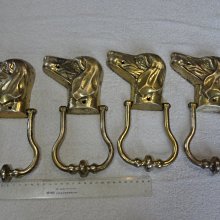 門扣.拉環.敲門器(11)~~銅門環~~長約15.6CM~~不吸磁~~總重約580G~~二個合售 歷史價格詳細信息