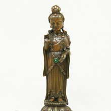 【聽竹軒】觀音立像 銅 價格比較,價格查詢,歷史價格詳細信息