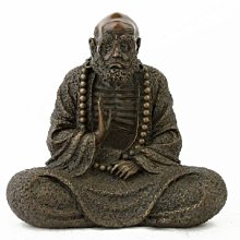 純銅達摩佛像擺件彩繪供奉禪意達摩祖師銅像家居客廳店鋪裝飾禮品 歷史價格詳細信息