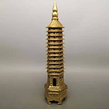 仿古文昌塔純銅合金擺件九層十三層旺事業助學業高考書桌擺件 價格比較,價格查詢,歷史價格詳細信息