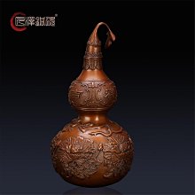 富貴葫蘆純黃銅汽車鑰匙扣掛件複古風男女士手工編織掛繩吊墜掛飾 歷史價格詳細信息