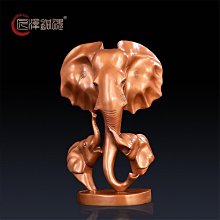 銅大象擺件象上金蟾擺件銅大象金蟾擺設家居店鋪裝飾開業禮品禮物~半島鐵盒 歷史價格詳細信息