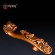 公司 鎮尺 鎮紙 筆閣 兩用筆擱鎮尺 純銅實心鎮紙 書法壓紙 仿古黃銅鎮尺 書鎮文房用品 交換禮物 歷史價格詳細信息