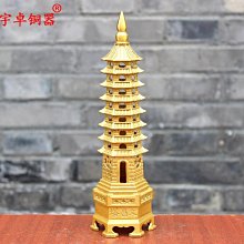 文昌塔 黃銅文昌塔 九層文昌塔 金榜題名 寶塔 楞嚴咒 楞嚴神咒 鑰匙圈 歷史價格詳細信息