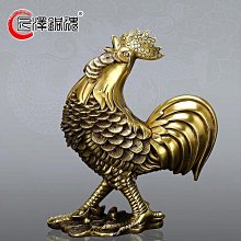 銅雞擺件大號十二生肖如意金雞銅公雞元寶家居客廳玄關裝飾工藝品~半島鐵盒 歷史價格詳細信息