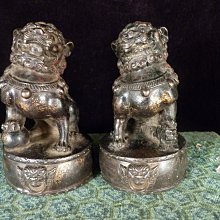 清末民國銅獬豸一對，包漿渾厚，造型精美 如圖完好。可，歡5422 歷史價格詳細信息