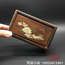 梵居小店 仿老螺鈿鑲嵌聚寶盆帶機關首飾盒 木盒小盒子仿古木雕道具收納盒jry 歷史價格詳細信息