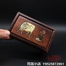 梵居小店 仿老螺鈿鑲嵌聚寶盆帶機關首飾盒 木盒小盒子仿古木雕道具收納盒jry 歷史價格詳細信息