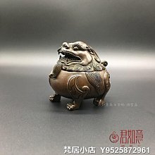 梵居小店 實心銅擺件 貔貅瑞獸手把件銅雕件小銅件銅玩銅器jry 歷史價格詳細信息