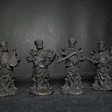 四大天王 銅雕賞件 一組 ~~ 供奉法像 趨吉避邪 保佑平安 吉祥如意 ~~ K 歷史價格詳細信息