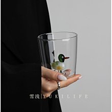 杯子 YUKI晴雪多是好时节 中古ins风简约玻璃杯威士忌杯洋杯日式杯子~清倉 歷史價格詳細信息