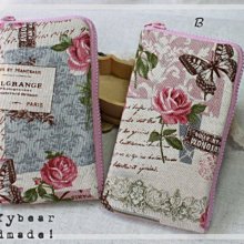 ✿ 葉手作✿原野上的小花(紫)L型拉鍊手機袋/ iphone HTC Samsung Sony 其他廠牌皆可訂做~ 歷史價格詳細信息