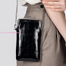 鏈條真皮手機包小羊皮格陵紋卡片包錢包--夏日時光 歷史價格詳細信息