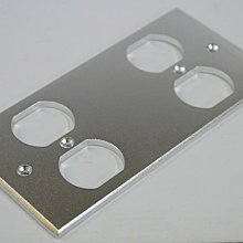 美標鋁合金墻壁插座面板，全新特制加厚24mm鋁合金面板，此10374 歷史價格詳細信息