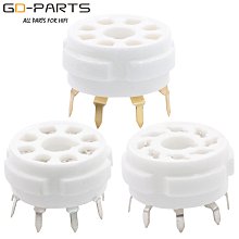 電子管管座大八腳EL34 KT88 6V6 6L6膽機大8腳電子管座搭棚用鍍金-滿200元發貨 歷史價格詳細信息
