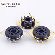 電子管管座大八腳EL34 KT88 6V6 6L6膽機大8腳電子管座搭棚用鍍金-滿200元發貨 歷史價格詳細信息
