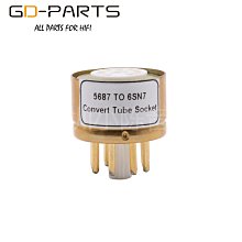 電子管轉換座6SL7/6N8P/6SN7轉12AX7/12AU7/ECC82/ECC83 6.3V 12V 歷史價格詳細信息