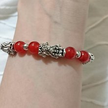 【紅瑪瑙貔貅】【編織轉運珠】十二生肖本命佛純銀轉運珠情侶手鍊皮繩串珠路路通八大守護神~善緣閣 歷史價格詳細信息